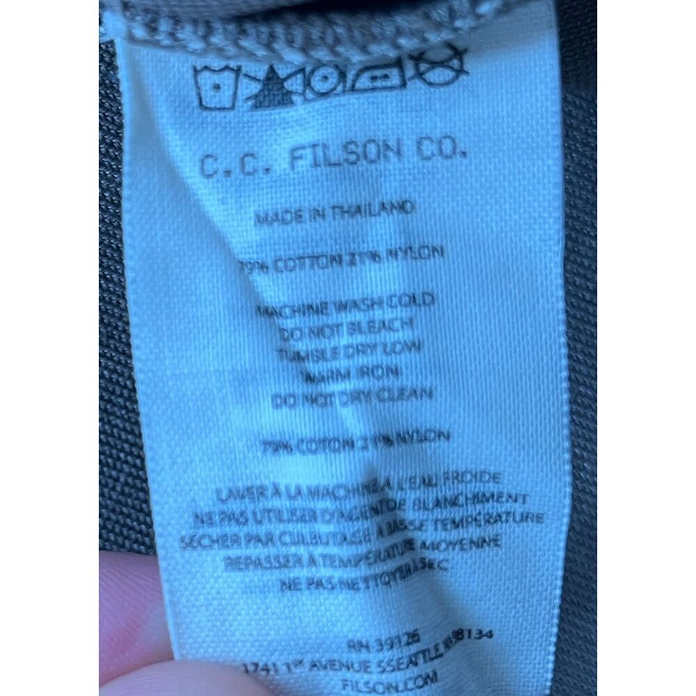 Filson Brown Pullover Long Sleeve Sweatshirt Top … - image 5